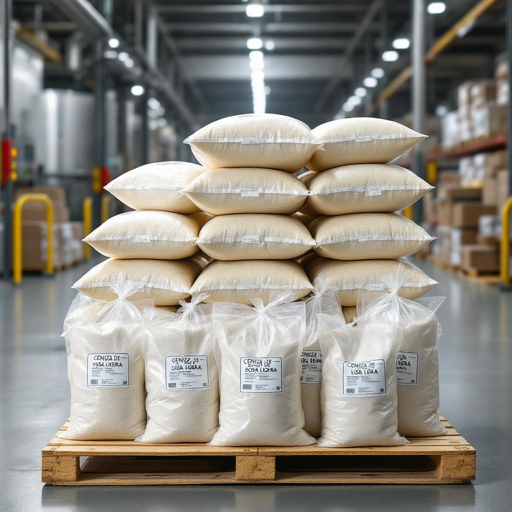 Ceniza de sosa ligera