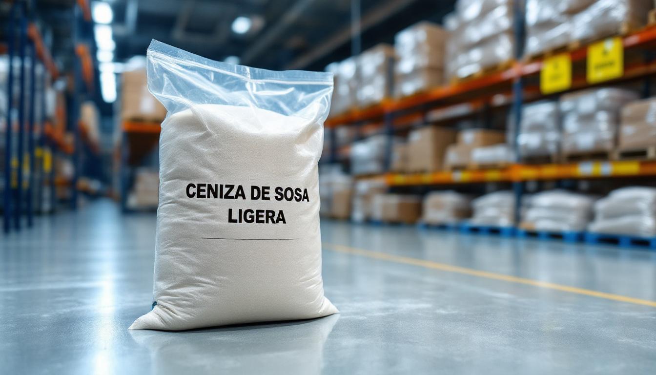 Ceniza de sosa ligera
